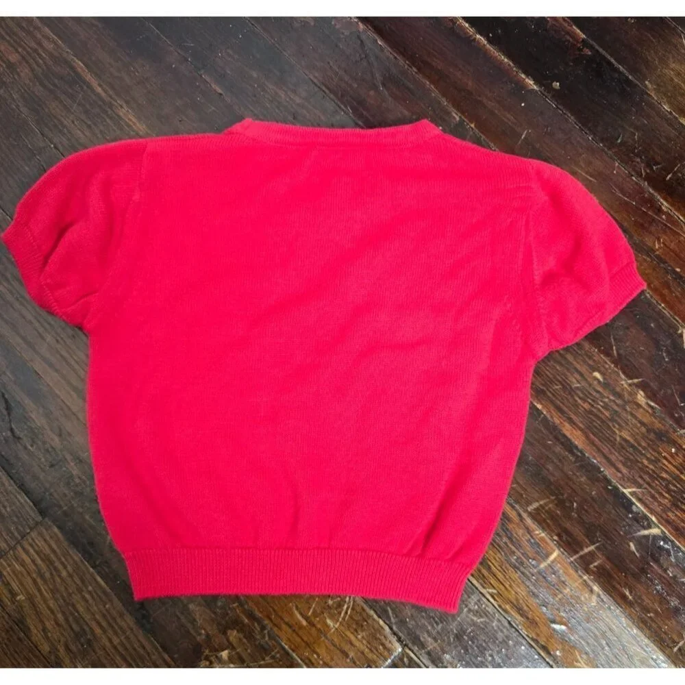 Vintage Lilly Pulitzer Girls 2T Red Shirt Cotton
